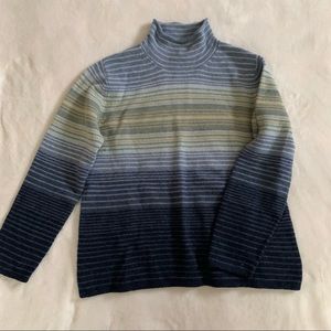 Eddie Bauer Lamb’s Wool Striped Sweater